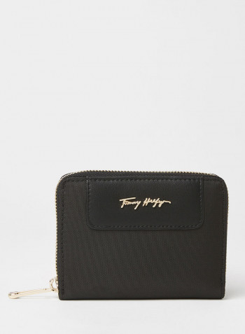 Zip Around Wallet Black