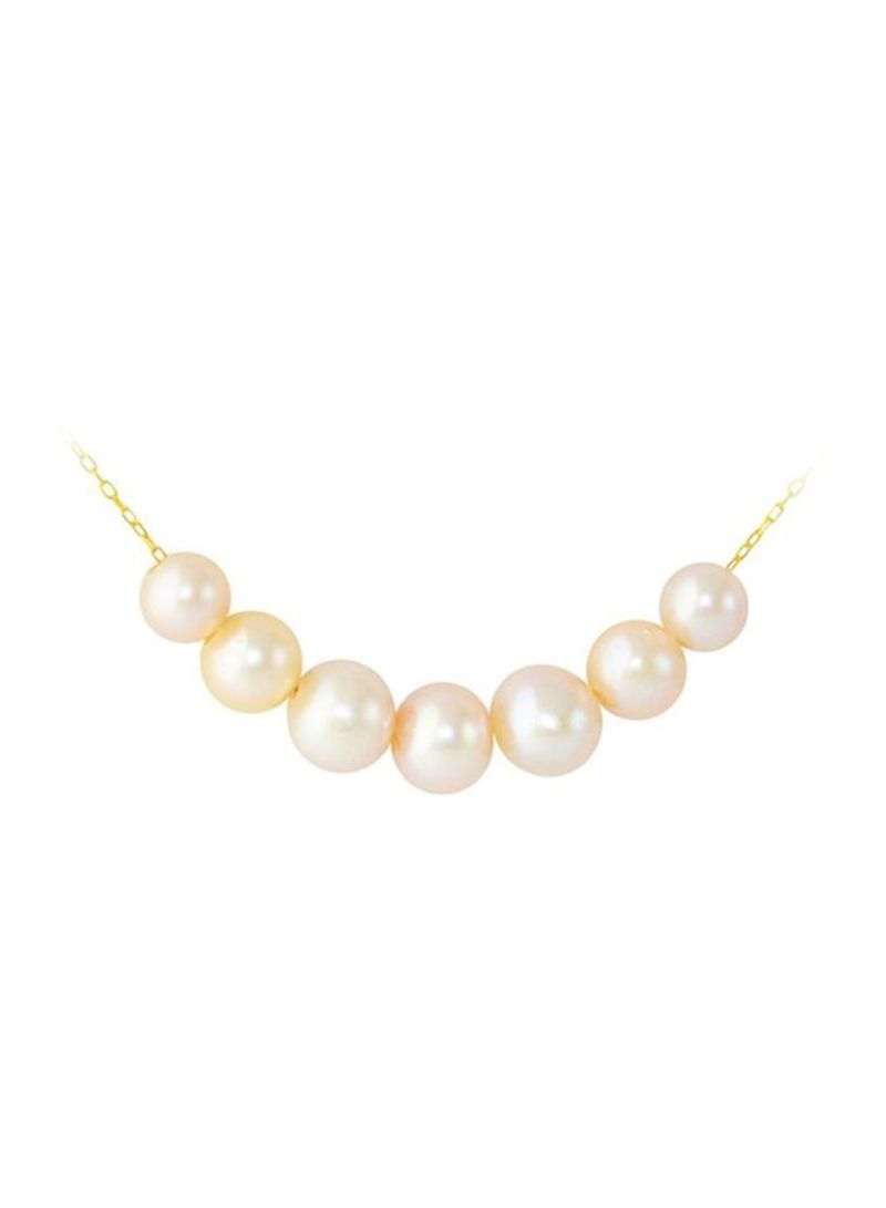 18 Karat Gold Pearl Necklace