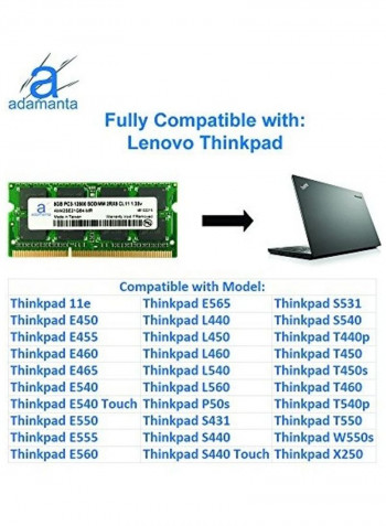 8 Gb Laptop Memory Module 8GB Multicolour