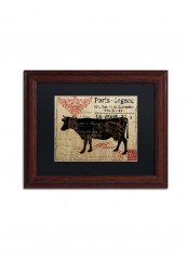 Paris Blanc Framed Wall Art multicolour 11 x 14inch
