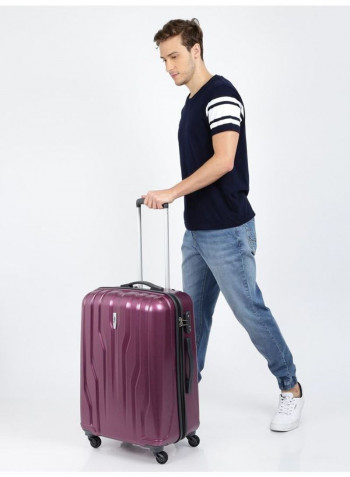 Hardside Luggage Trolley Raisin