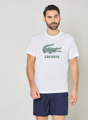 Crackled Logo T-Shirt White