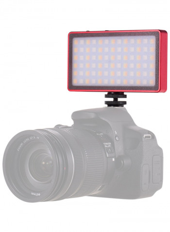 RGB Pocket LED Video Panel Camera Fill Light Red