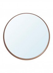 Round Mirror Brown 60centimeter
