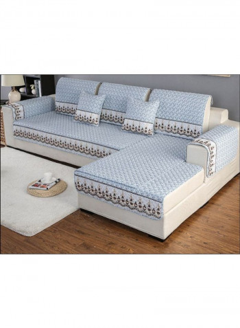 Anti-Skidding Soft Sofa Slipcover Blue/Black/Beige