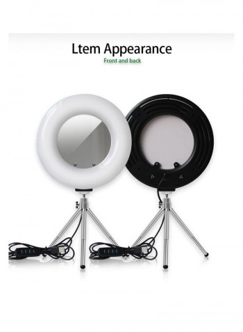 4 in 1 Desktop Cosmetic Live Lamp 25.5 x 25.5 x 25.5cm Multicolour
