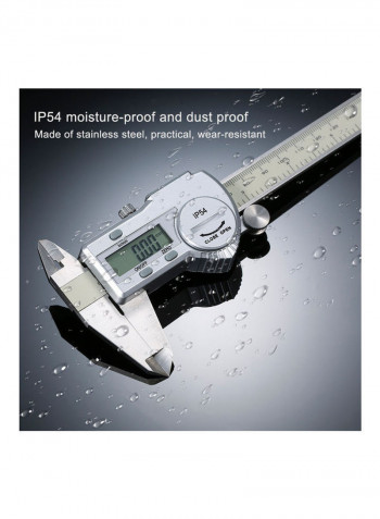 Waterproof Digital Vernier Calliper With LCD Display Multicolor 43.2cm