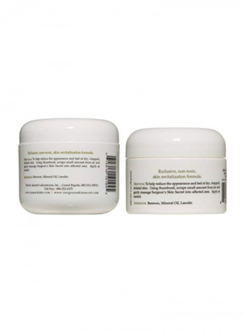 2-Piece Unscented Beewax Moisturizer 113g