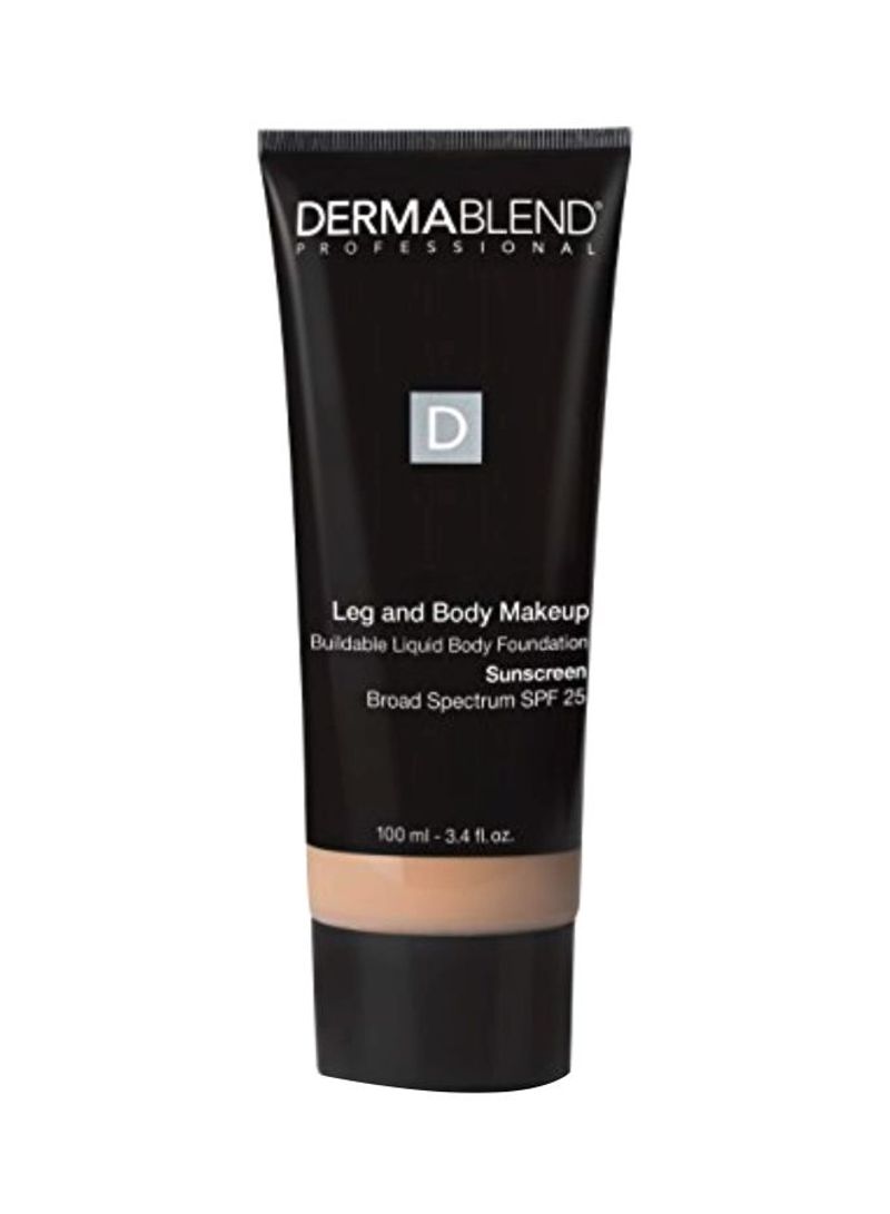 Leg And Body Makeup Buildable Body Foundation SPF 25 10N Fair Ivory