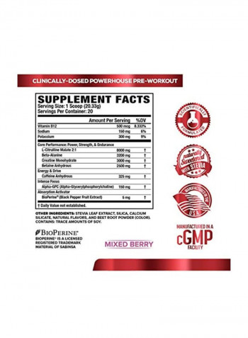 Altius Pre-Workout Fuel Dietary Supplement