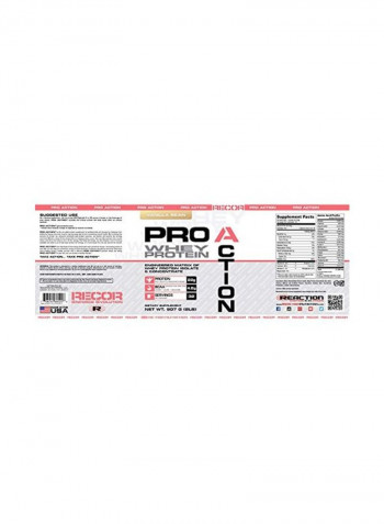 Pro Action Whey Protein Powder