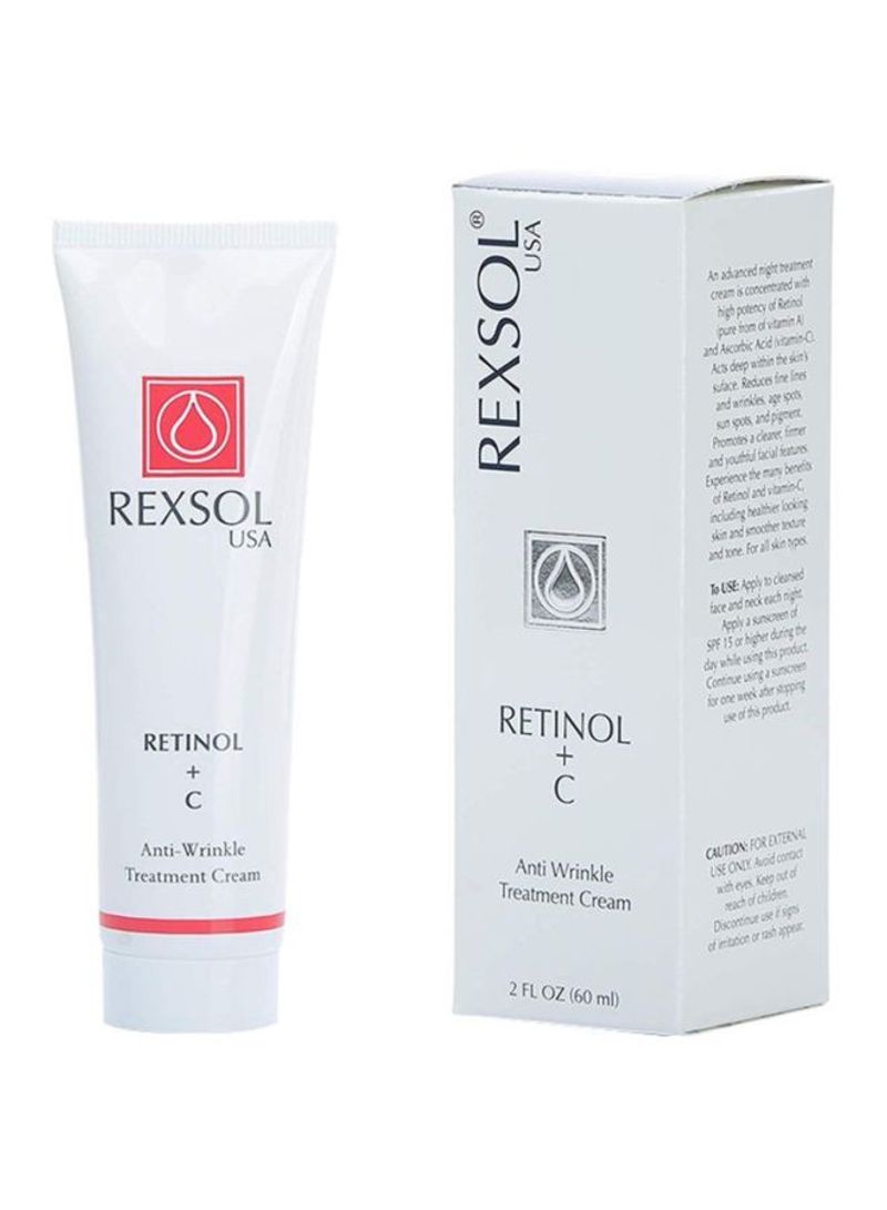 Retinol And C Anti-Wrinkle Treatment Cream 60ml