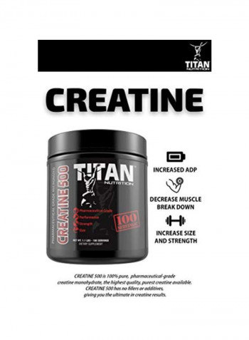 Micronized Creatine 500 Dietary Supplement