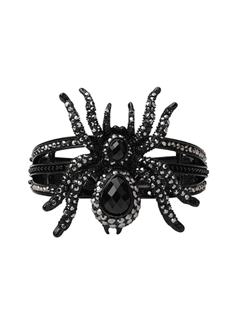 Brass Crystal Studded Spider Designed Bracelet