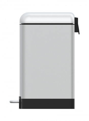 Lumina Stainless Steel Pedal Bin Silver 20L