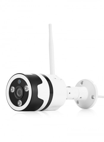 كاميرا مراقبة IP خارجية لاسلكية CCTV مزودة بخاصية الواي فاي بدقة 1080P بصوت ثنائي الاتجاه/P2P / وكشف للحركة طراز WXHI100W - V10