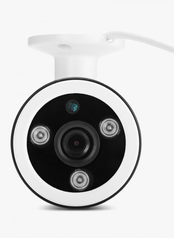 كاميرا مراقبة IP خارجية لاسلكية CCTV مزودة بخاصية الواي فاي بدقة 1080P بصوت ثنائي الاتجاه/P2P / وكشف للحركة طراز WXHI100W - V10