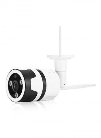 كاميرا مراقبة IP خارجية لاسلكية CCTV مزودة بخاصية الواي فاي بدقة 1080P بصوت ثنائي الاتجاه/P2P / وكشف للحركة طراز WXHI100W - V10