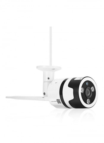 كاميرا مراقبة IP خارجية لاسلكية CCTV مزودة بخاصية الواي فاي بدقة 1080P بصوت ثنائي الاتجاه/P2P / وكشف للحركة طراز WXHI100W - V10