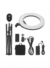 LED Photography Ring Light With Accessory 18inch White