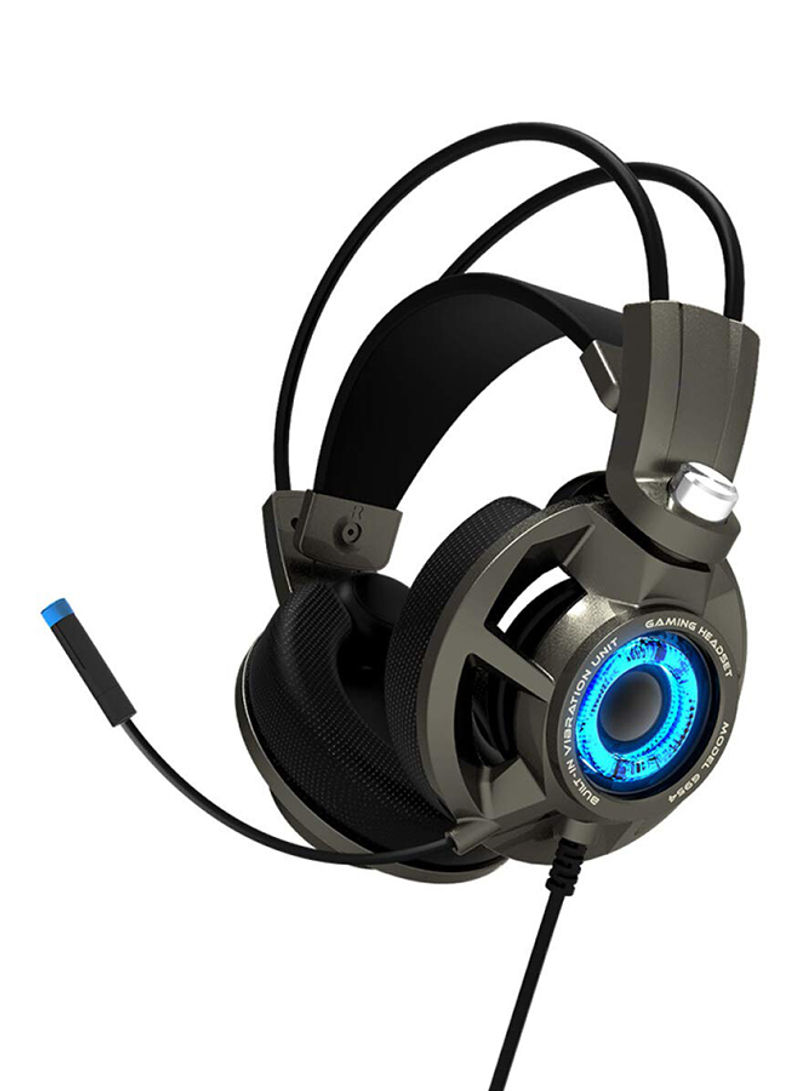 G954 Wired Over-Ear Gaming Headphones With Mic For PS4/PS5/XOne/XSeries/NSwitch/PC Black