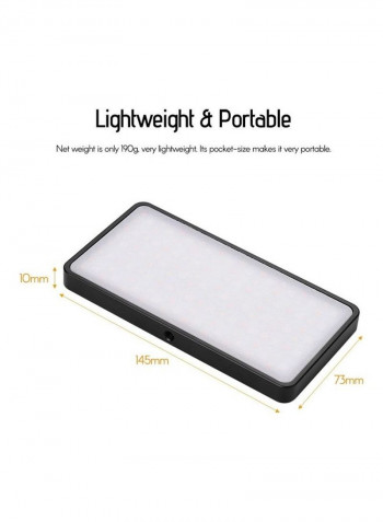 Portable RGB LED Video Fill Light Multicolour