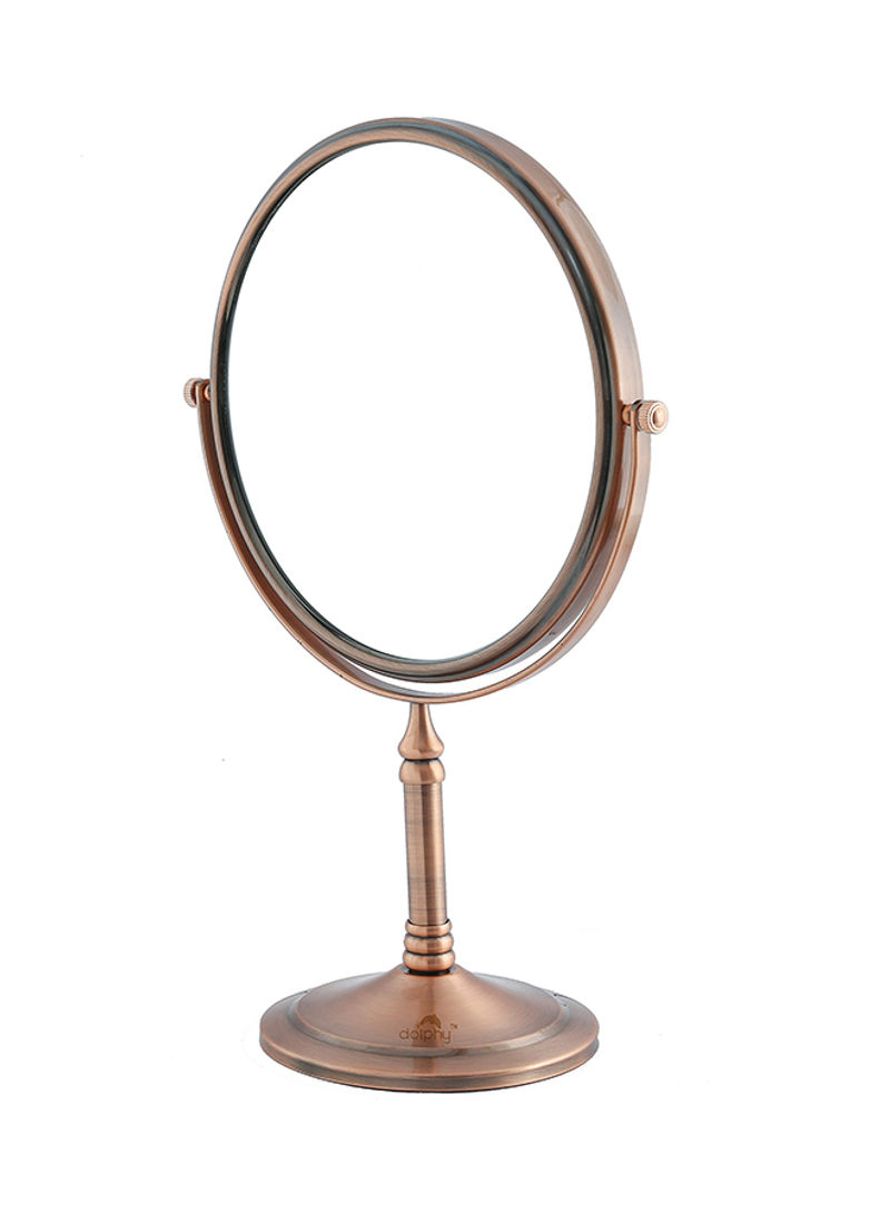 5X Magnification Mirror Copper Brown