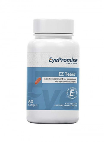 EZ Tears Eye Health Supplement - 60 Softgels