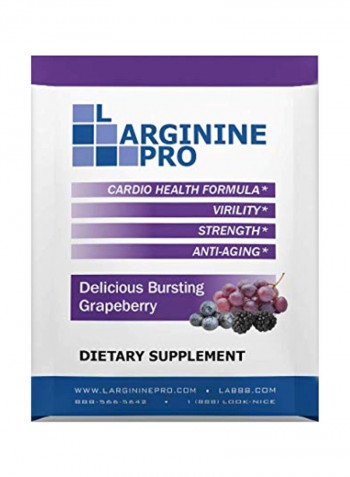 Pack Of 30 L-arginine Dietary Supplement - Grapeberry