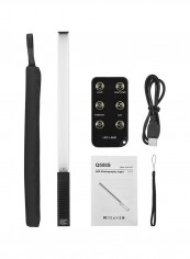 Dimmable LED Video Light Wand Kit Black reviews Dimmable LED Video Light Wand Kit Black