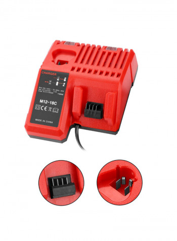 Li-ion Battery Charger Red