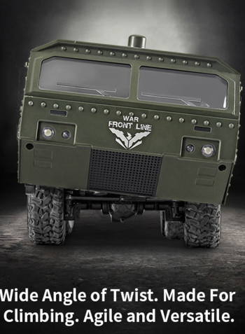 Q75 6WD 2.4GHz Off-Road Remote Control Military Truck 50.5cm