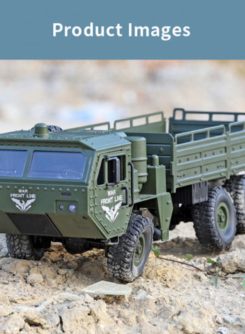 Q75 6WD 2.4GHz Off-Road Remote Control Military Truck 50.5cm
