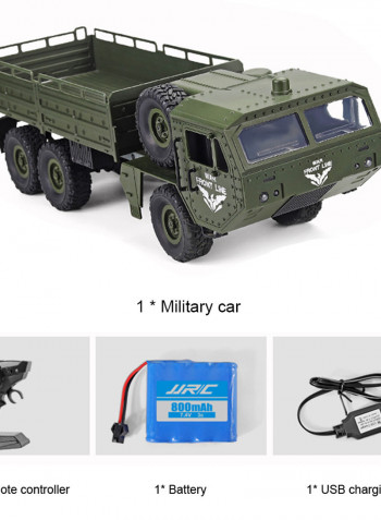 Q75 6WD 2.4GHz Off-Road Remote Control Military Truck 50.5cm
