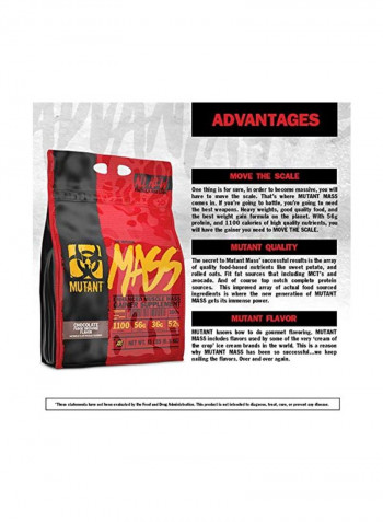 Mass Weight Gainer Protein Powder - Vanilla Ice Cream