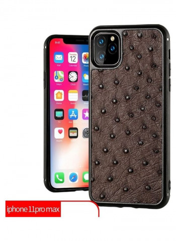 Protective Case Cover for Apple iPhone 11 Pro Brown/Black