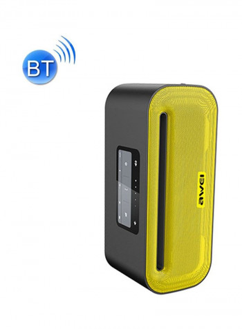 Portable Bluetooth Speaker Yellow/Black