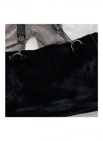 Brushed Shoulder Bag Black