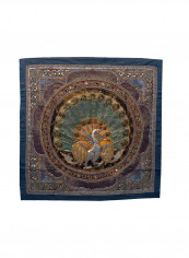Burmese Wall Hanging Multicolour 100X100centimeter