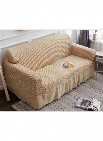 Dust-Proof Sofa Slipcover Beige 90 x 140centimeter