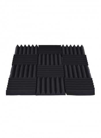 12-Piece Studio Acoustic Foam Sponge
