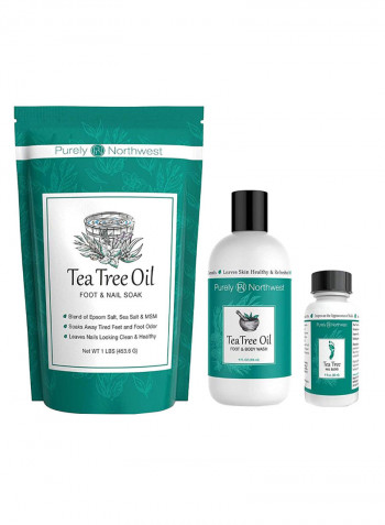 3-Piece Tea Tree Nail Care Kit