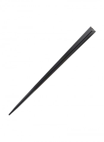 500-Piece Triangle Prism Design Cocktail Pick Black 6inch