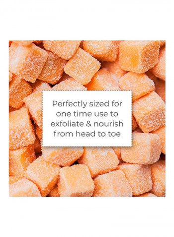 6-Piece Exfoliating And Scrubs Cubes Orange