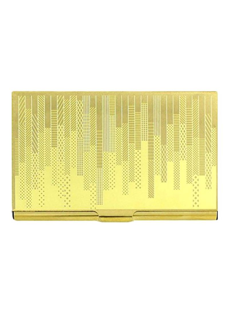 Business Card Case Gold