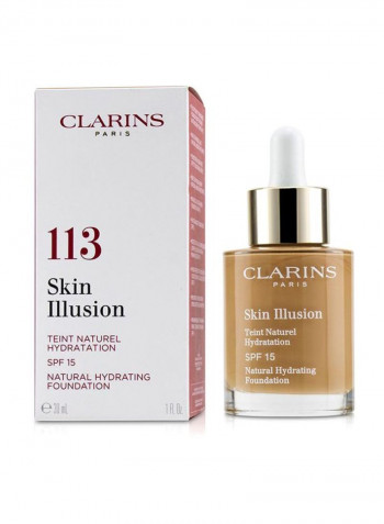 Skin Illusion Liquid Foundation SPF15 113 Chestnut