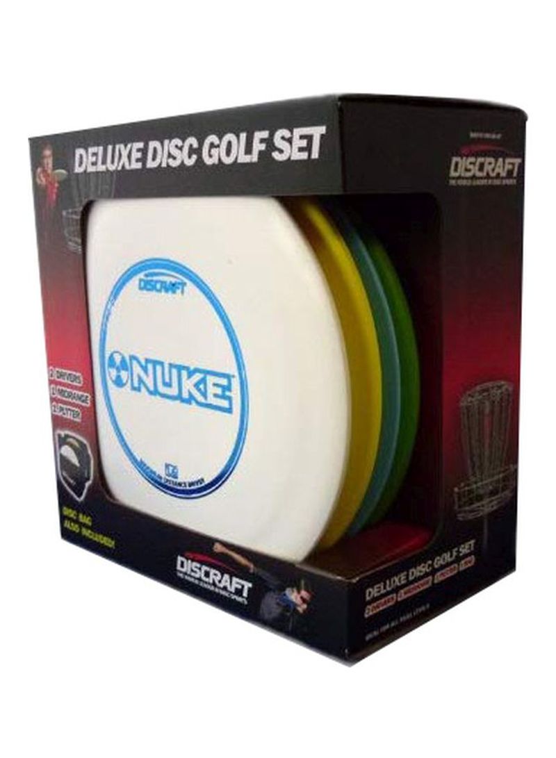 4-Piece Deluxe Disc Golf Set