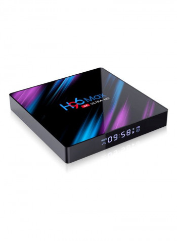 H96 Max Smart 4K Android TV Box With Remote Control LU-V6139UK Black