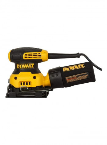 1/4 Sheet Palm Grip Sander Yellow