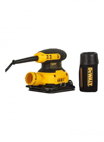 1/4 Sheet Palm Grip Sander Yellow